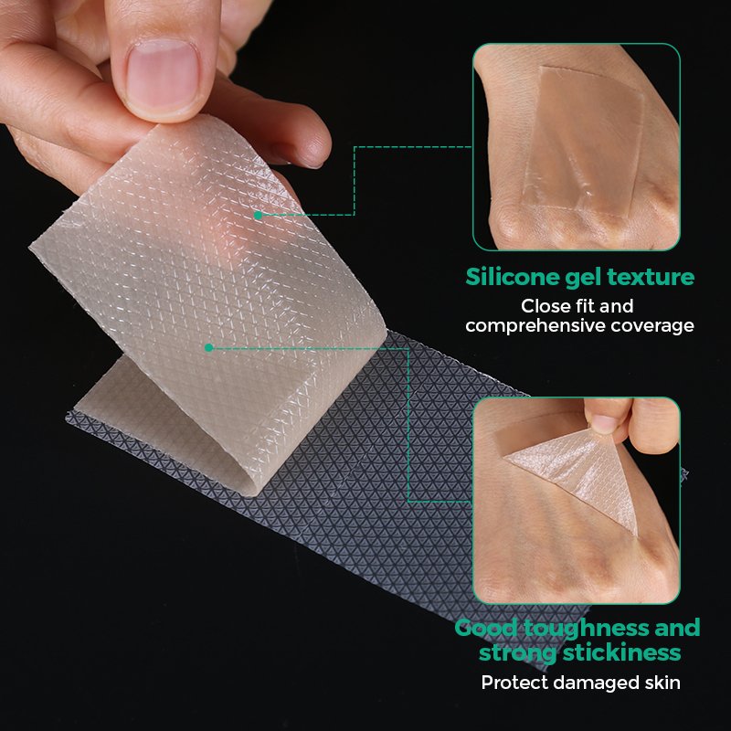 Cerotti e nastro in gel di silicone al collagene per le cicatrici - 8